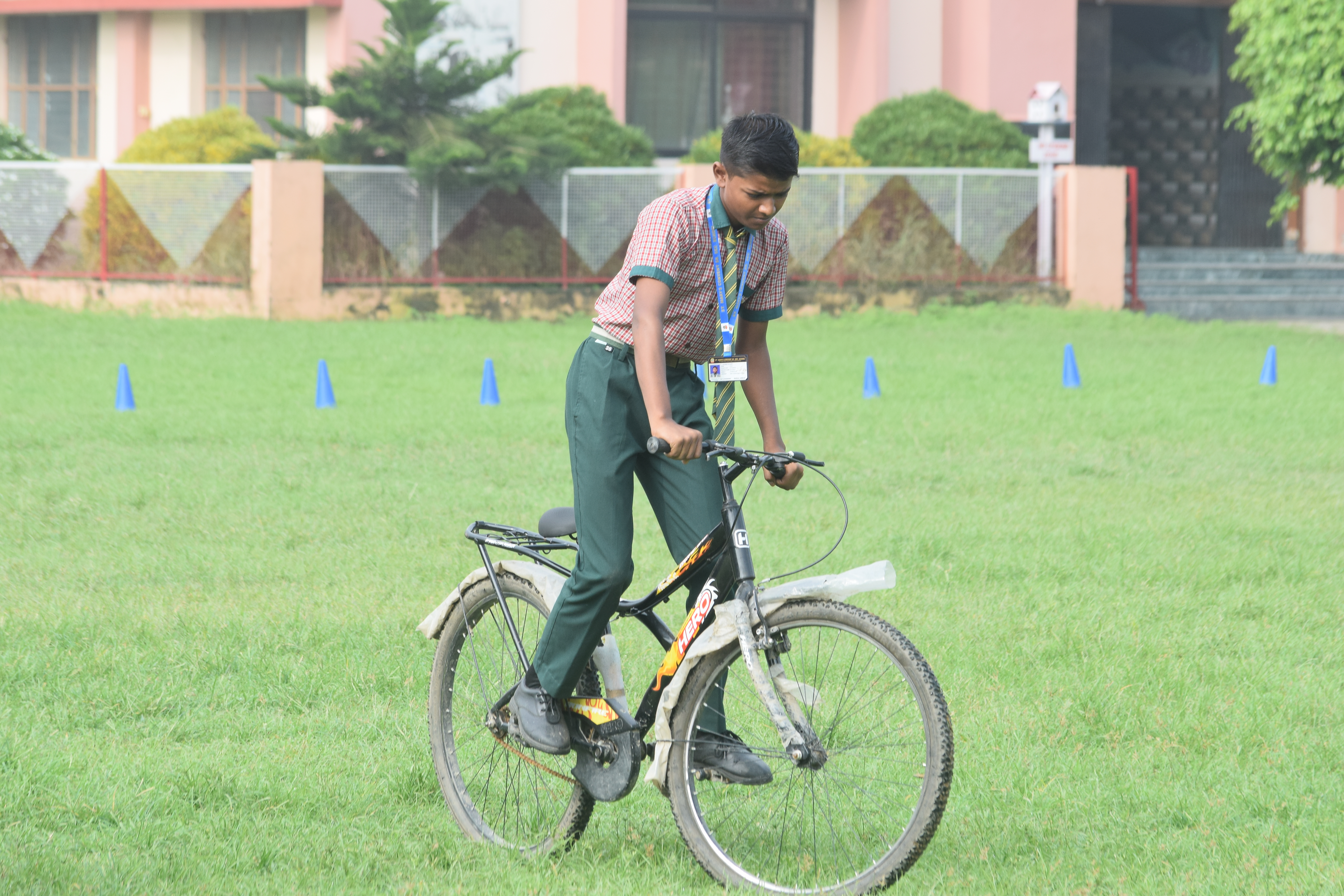 Slow Cycling Race for Class VIII Students