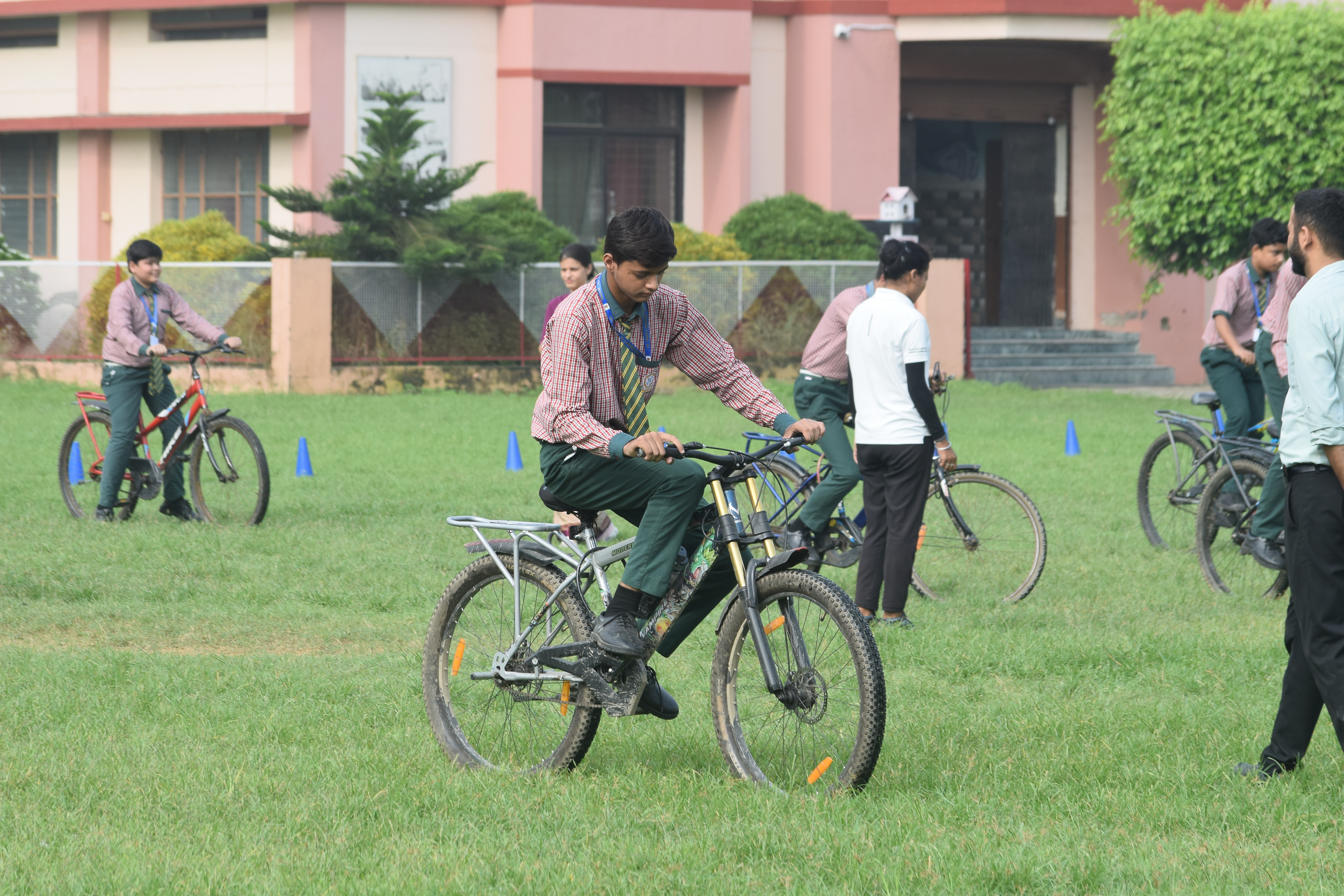 Slow Cycling Race for Class VIII Students
