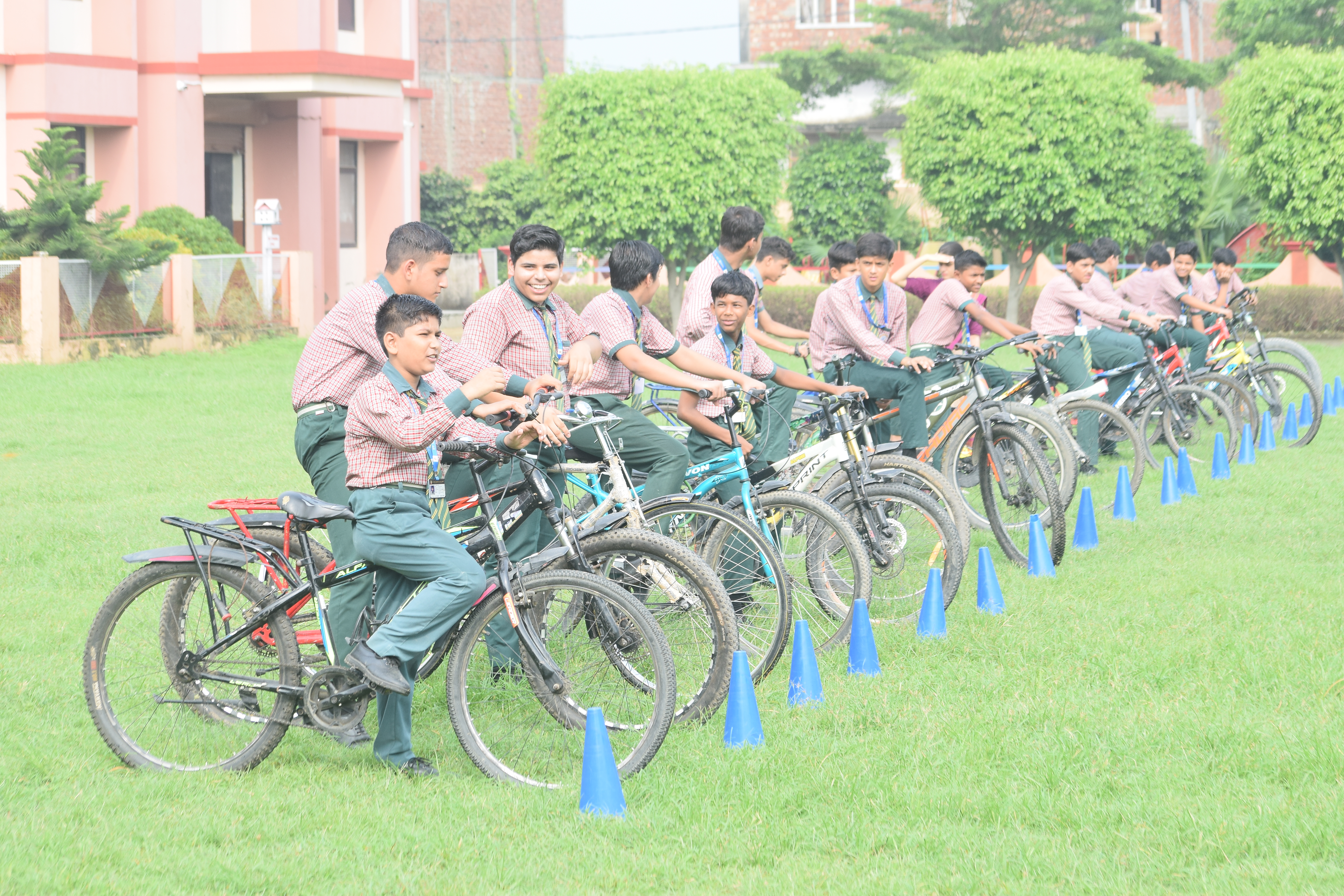 Slow Cycling Race for Class VIII Students