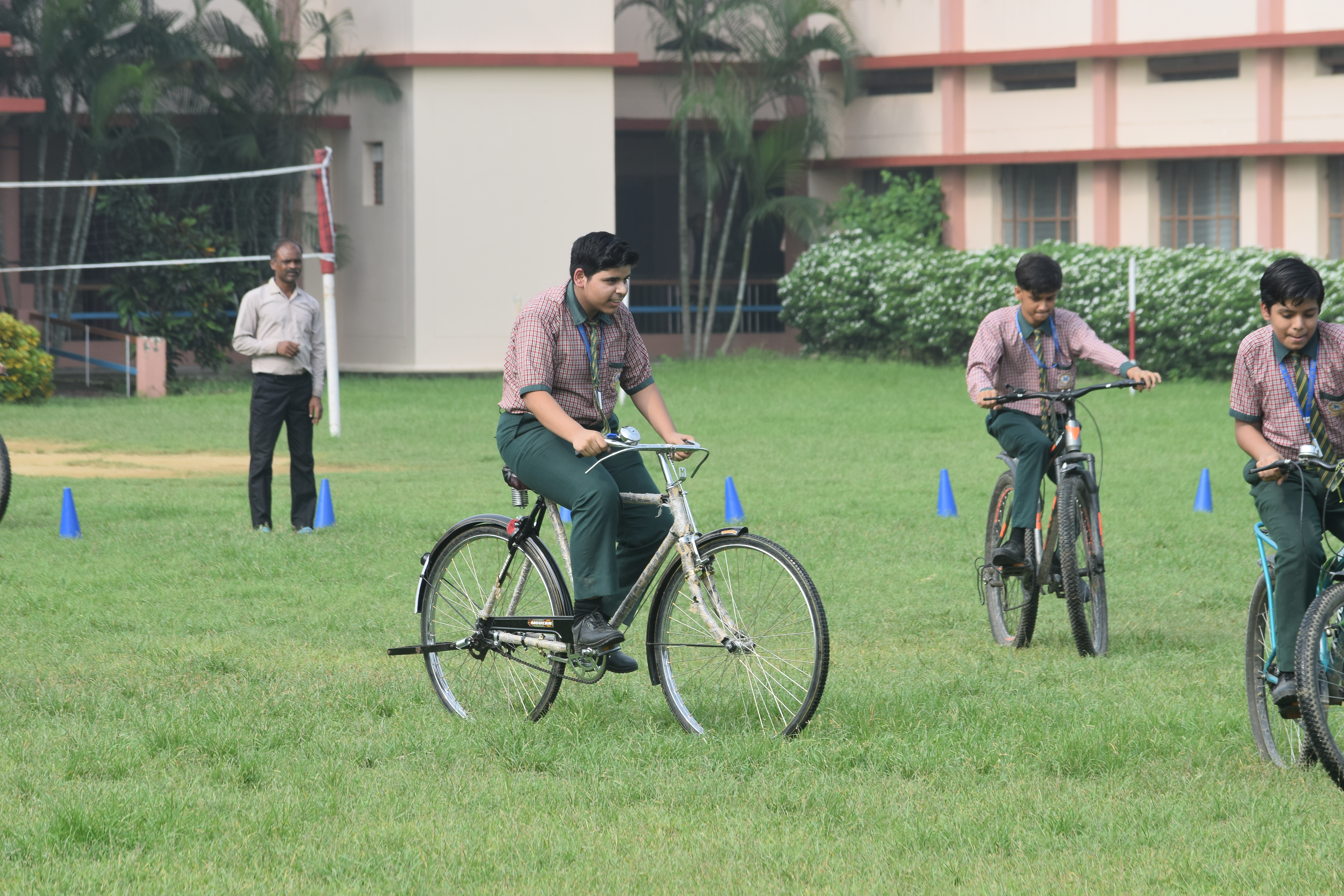 Slow Cycling Race for Class VIII Students