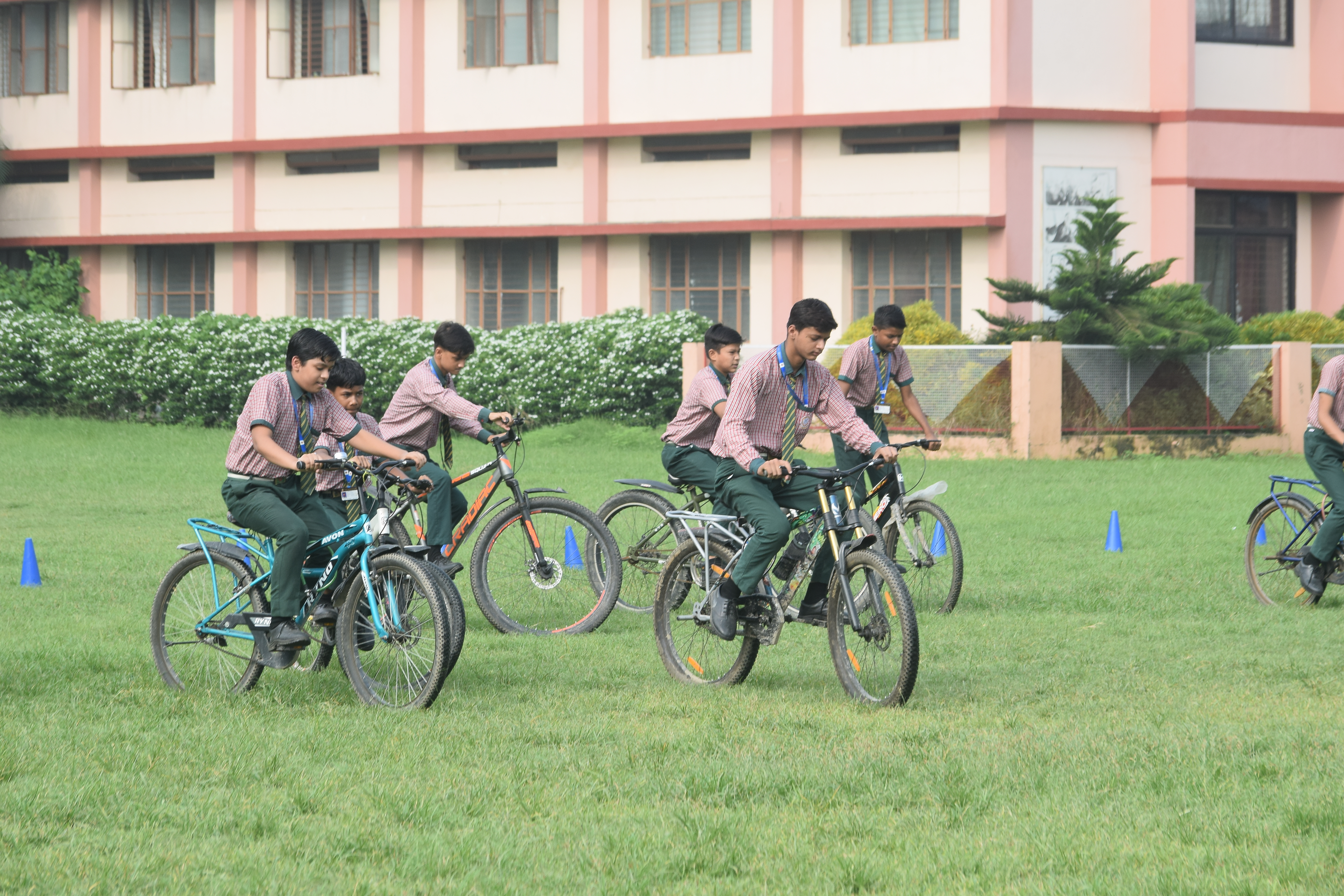 Slow Cycling Race for Class VIII Students