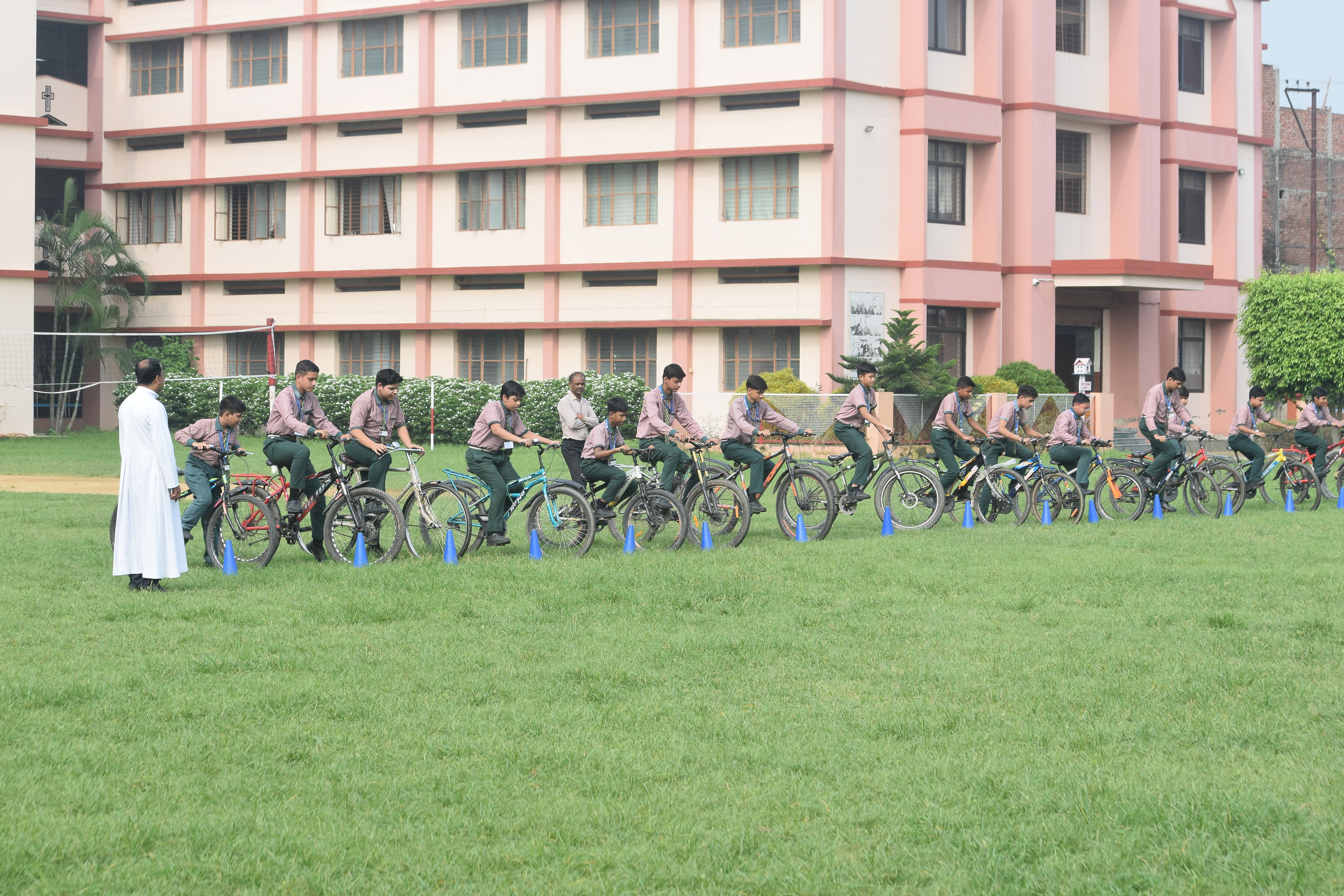 Slow Cycling Race for Class VIII Students