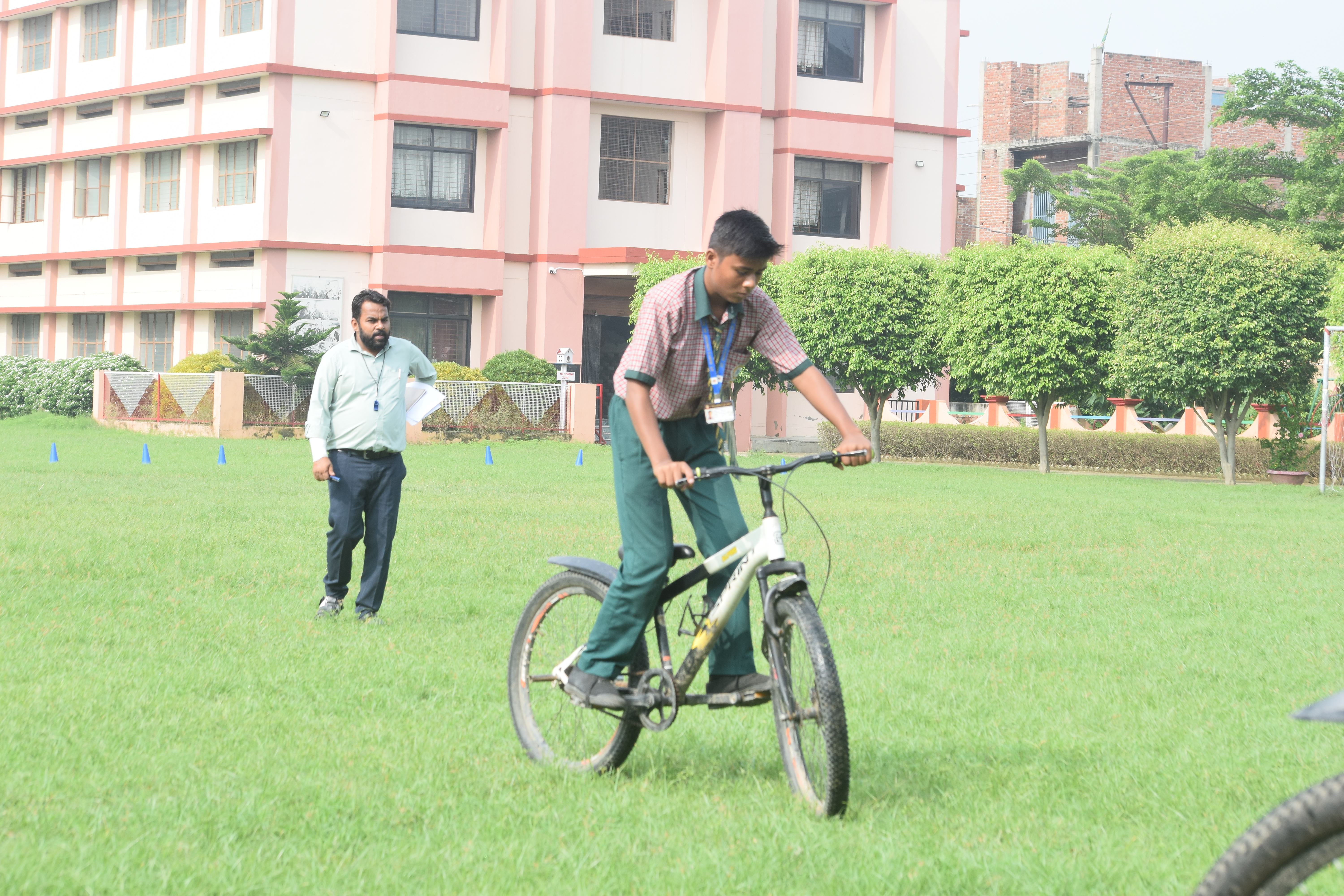 Slow Cycling Race for Class VIII Students